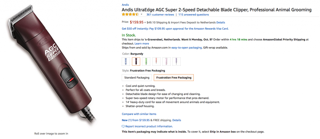 Andis AGC superspeed 2 Amazon reviews