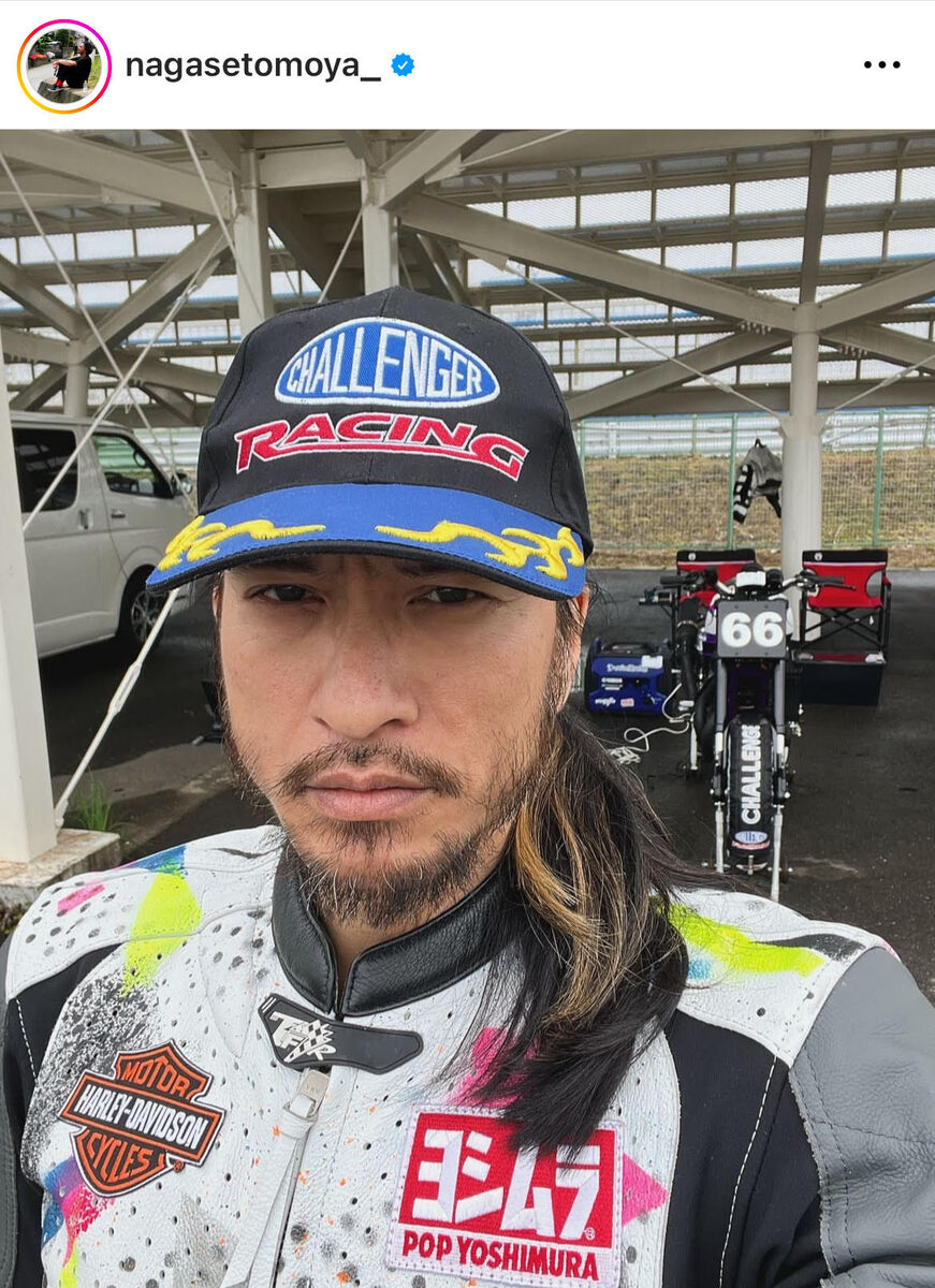 ヒゲ＆ロン毛の長瀬智也、愛車イベントに降臨