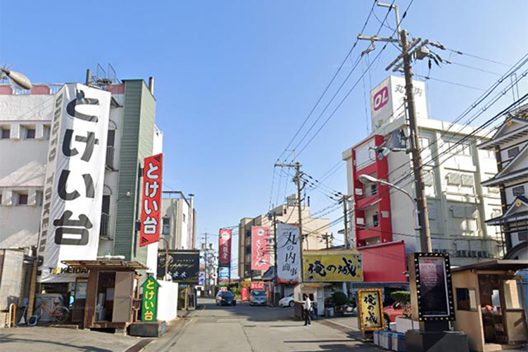 滋賀県　大津市　雄琴ソープランド街を散歩