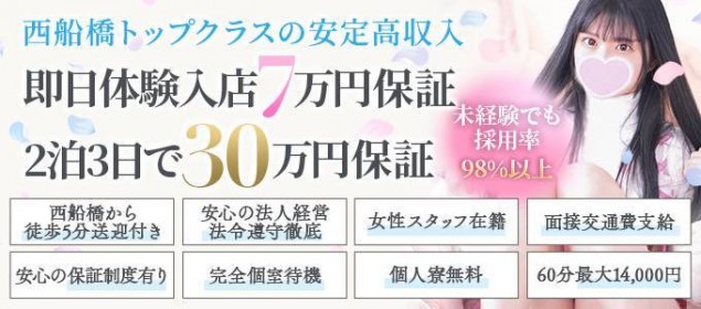 西船橋の風俗求人｜高収入バイトなら【ココア求人】で検索！