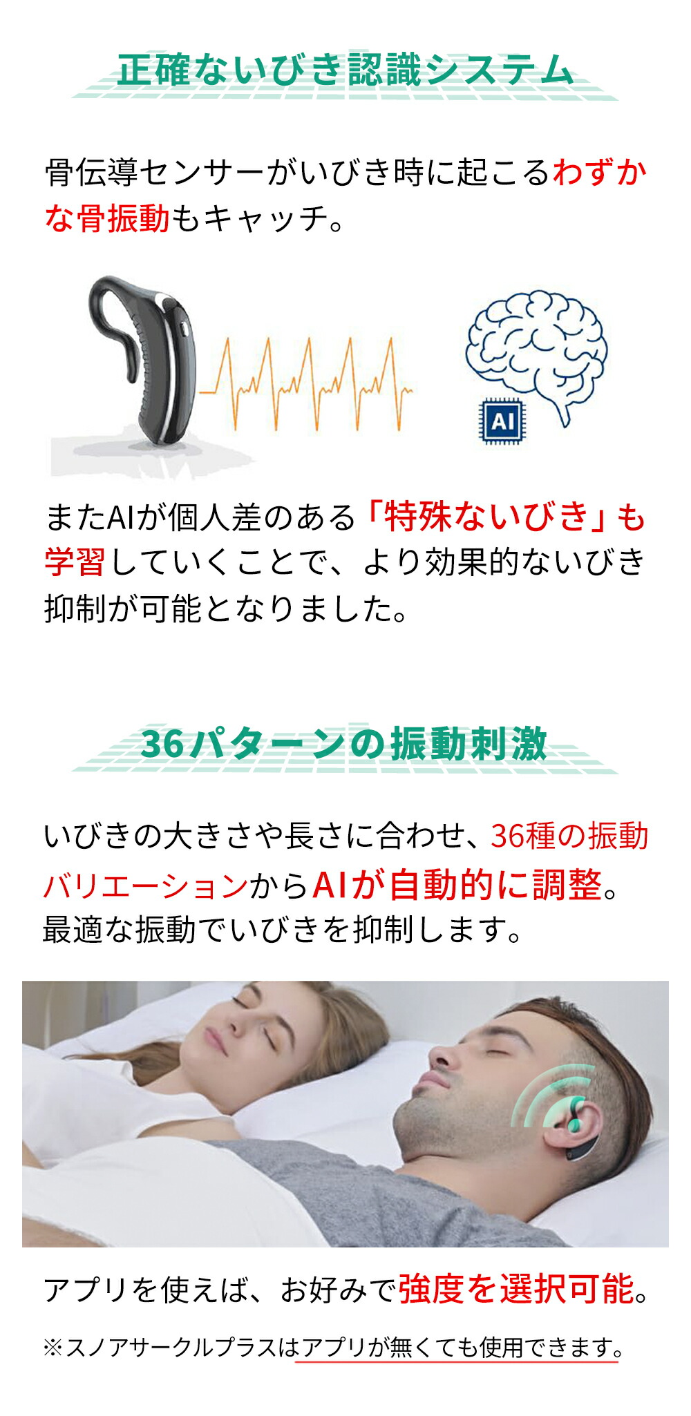 Amazon.co.jp: いびき防止グッズ スノアサークルプロ Snore Circle