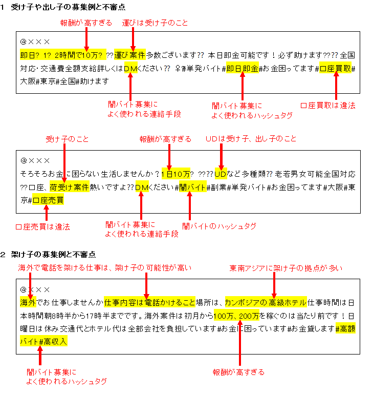 この写真のようなバイトって危ないですか？単発可ということで1回だ - 教えて！しごとの先生｜Yahoo!しごとカタログ