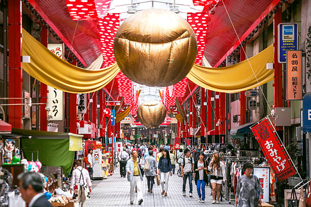 Night view of Kabukicho street,