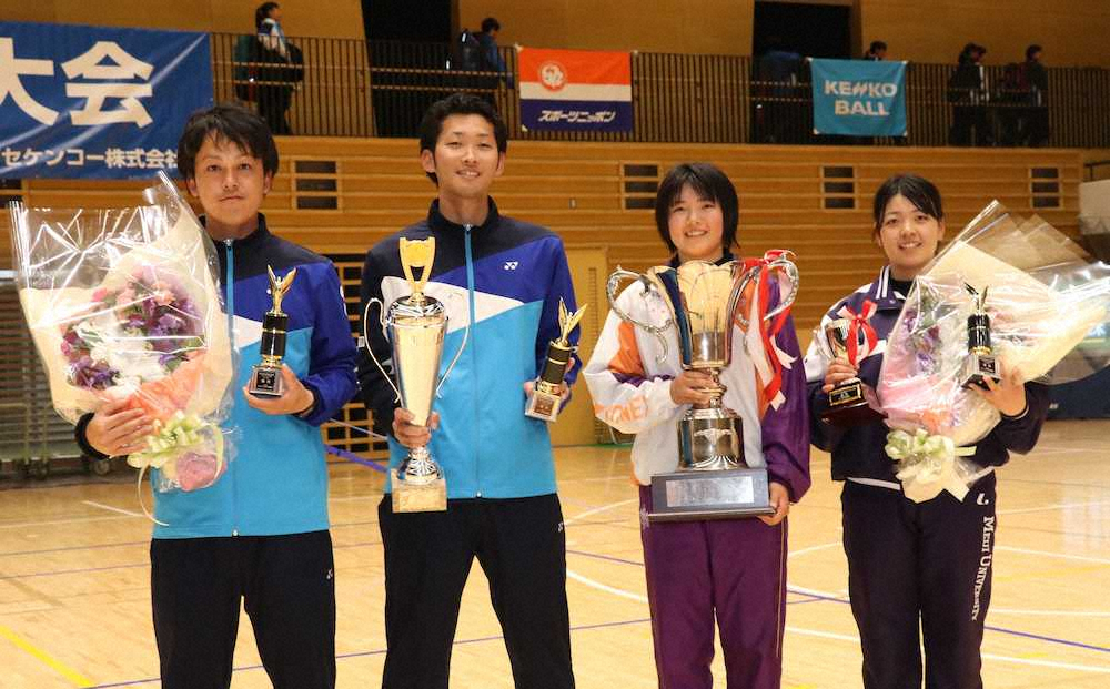 林田&宮下組 女複複初優勝！コンビ5年目有終の美― スポニチ