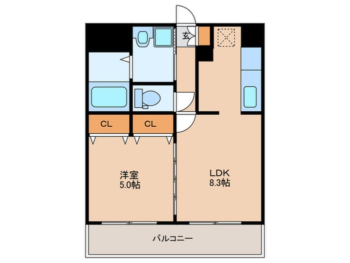 賃貸】吉塚２丁目マンション（1LDK/吉塚駅）のお部屋情報