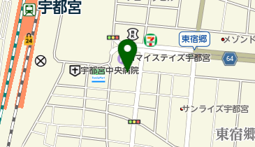 ホテルサンシャイン宇都宮」(宇都宮市-ホテル-〒321-0953)の地図/アクセス/地点情報 - NAVITIME