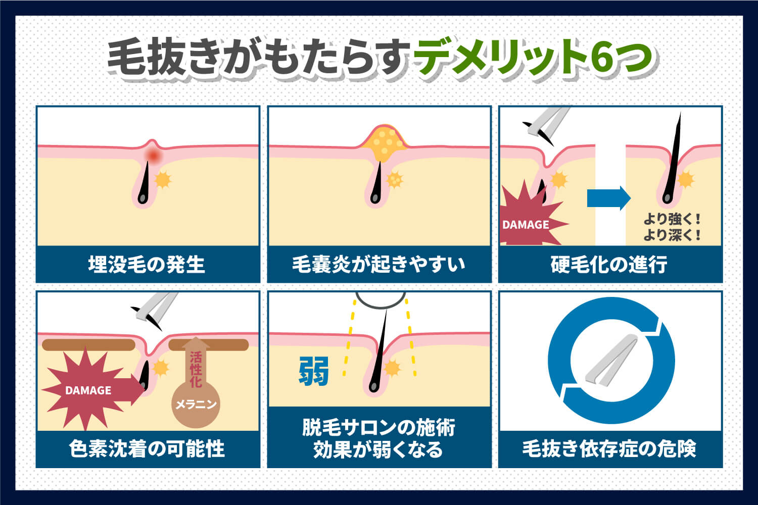 医師監修】毛抜きでのムダ毛処理はNG？デメリットや正しい方法を解説 | Midashinami 身だしなみ