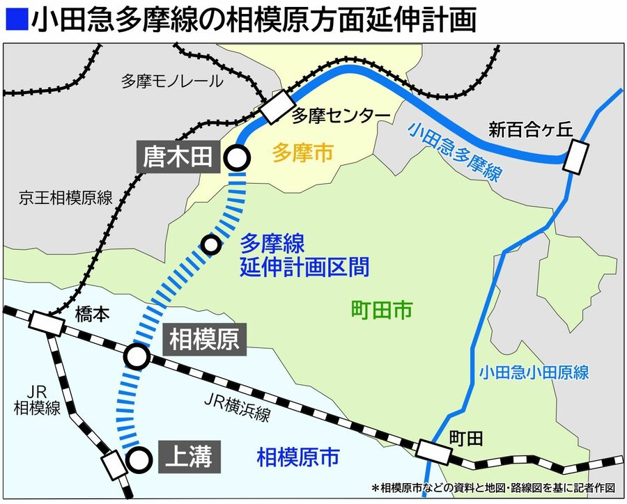 神奈川県相模原市のウォーキングコース／散歩地図 | 東京散歩地図 ウォーキングコースマップ NAZOARUKI