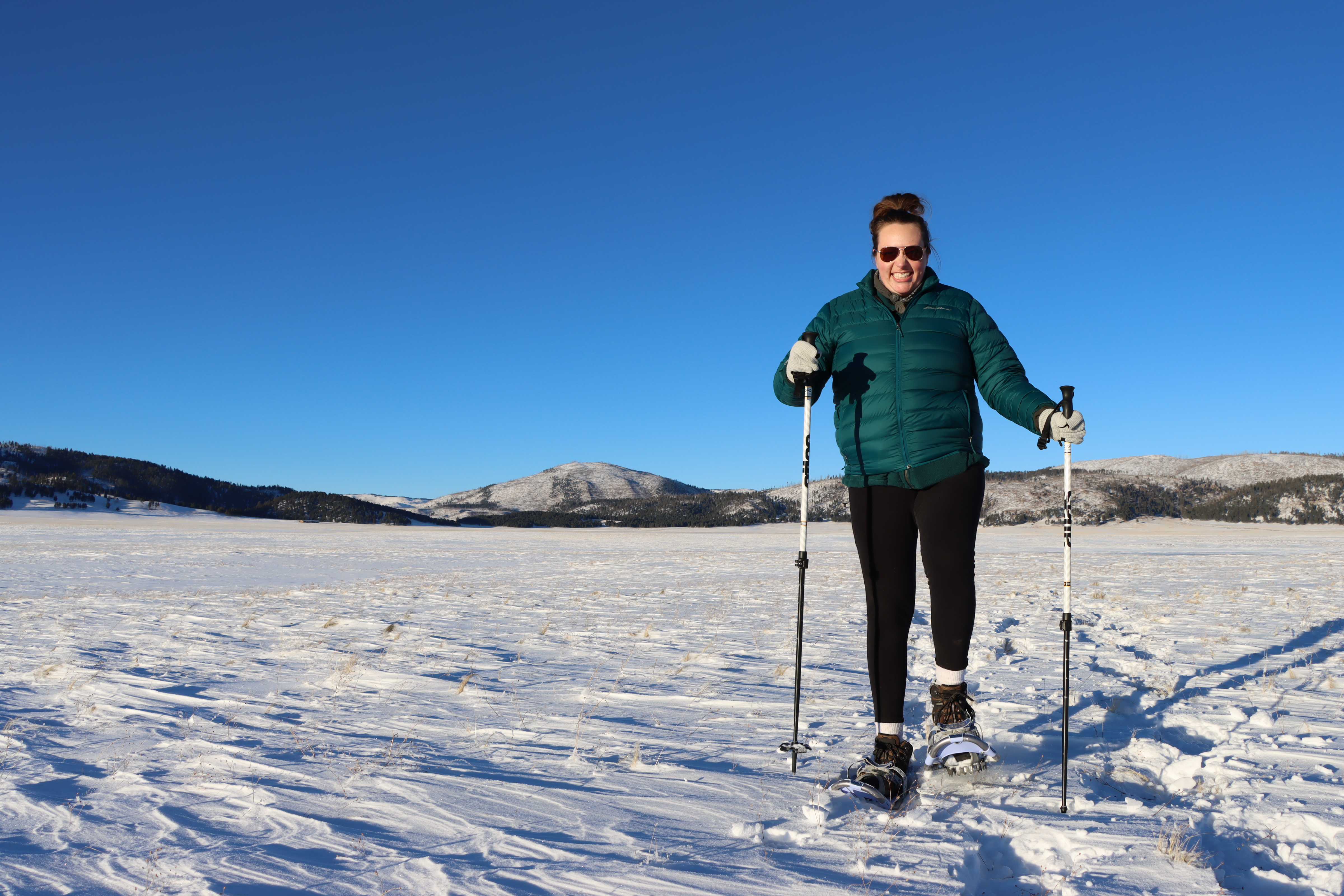 A Man Cross-country