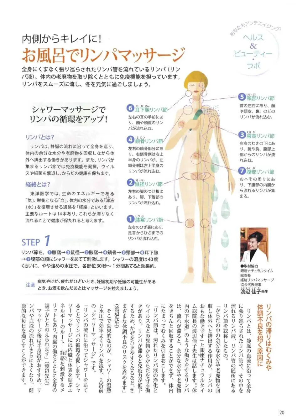 簡単にできる！全身リンパマッサージの基本のやり方と効果UPの秘訣