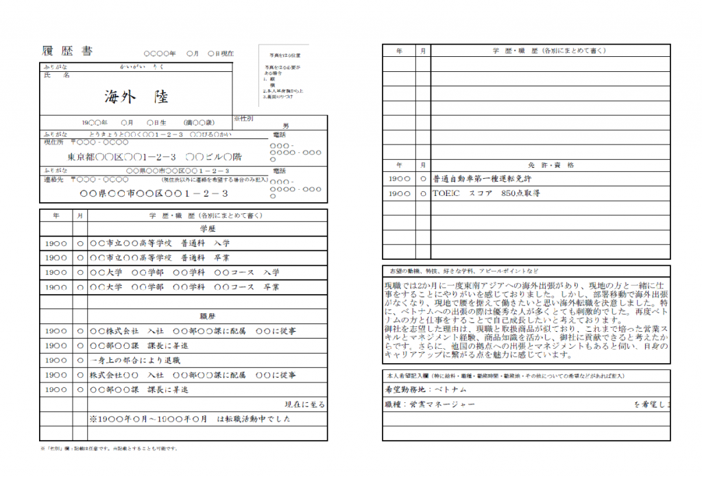 エステティシャン・マッサージ師の職務経歴書テンプレートと書き方 | H＆H株式会社