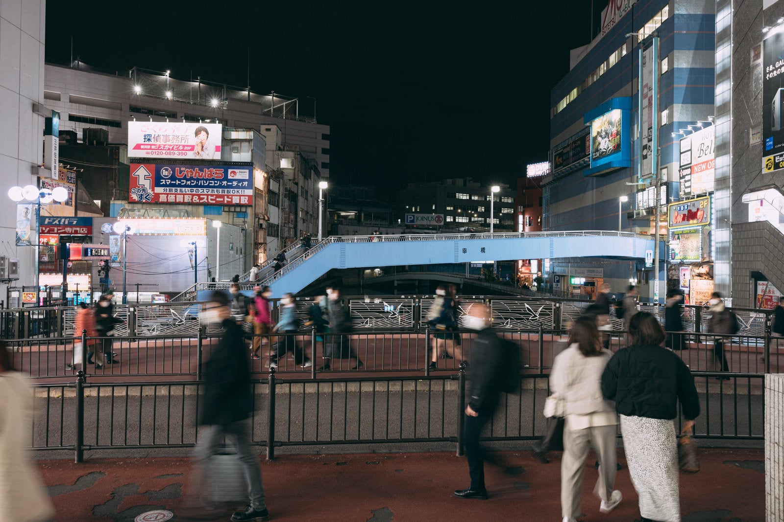 昔ひっかけ橋 今グリ下 夜の歓楽街ミナミをチャリでぶらつくツールド宗右衛門町2022SS