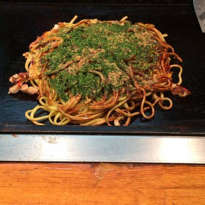 ともえさんのお好み焼きは うちのおかんのお好み焼きに似てるのでめちゃくちゃ好き 豚玉とすじこんがルーティン #北新地